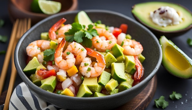 Zesty Lime Shrimp and Avocado Salad